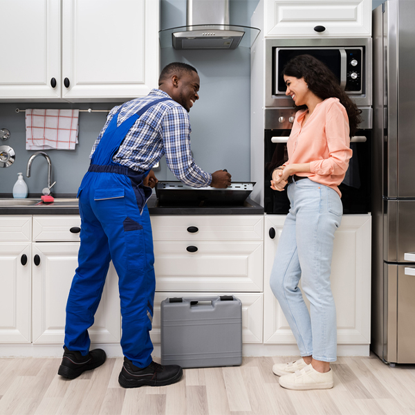 can you provide an estimate for cooktop repair before beginning any work in Schuyler